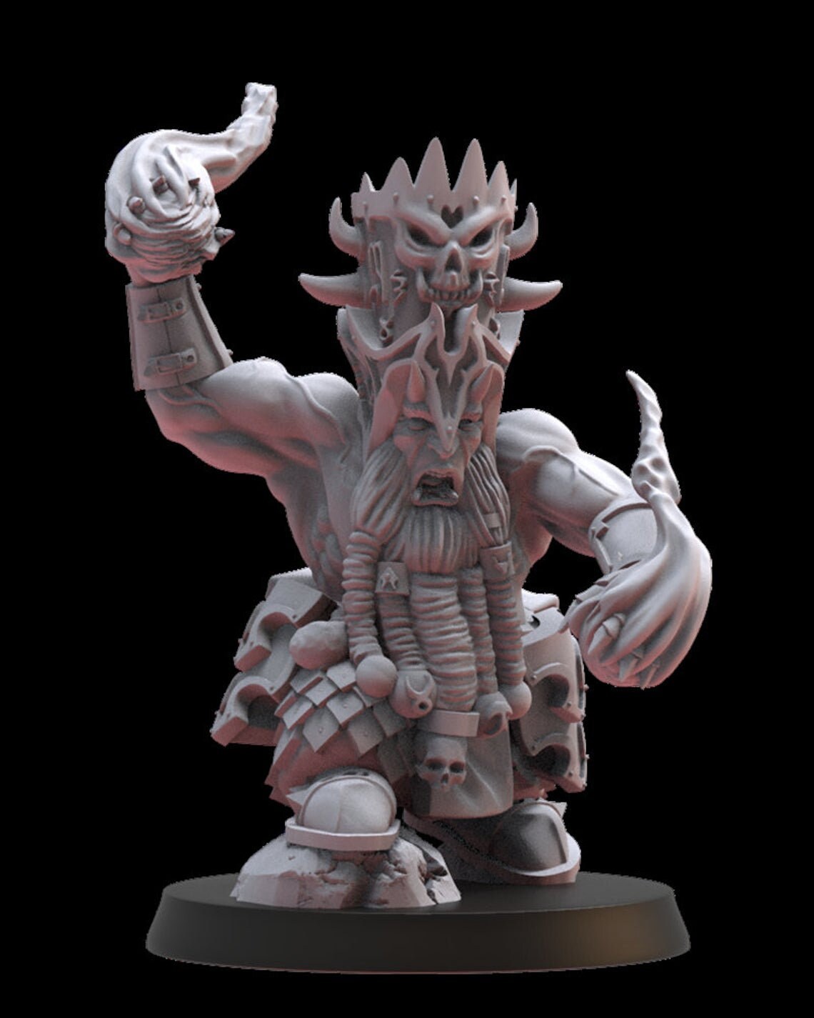 Lost Kingdom Magmhorin Sorceror|  Chaos Dwarves | Abyssal Dwarves | Lost Kingdom Miniatures