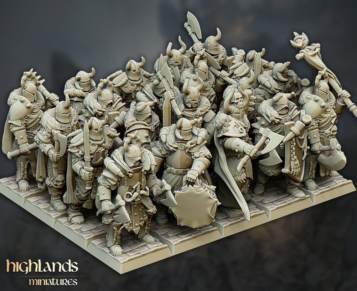 Varyag warriors Unit by Highlands Miniatures
