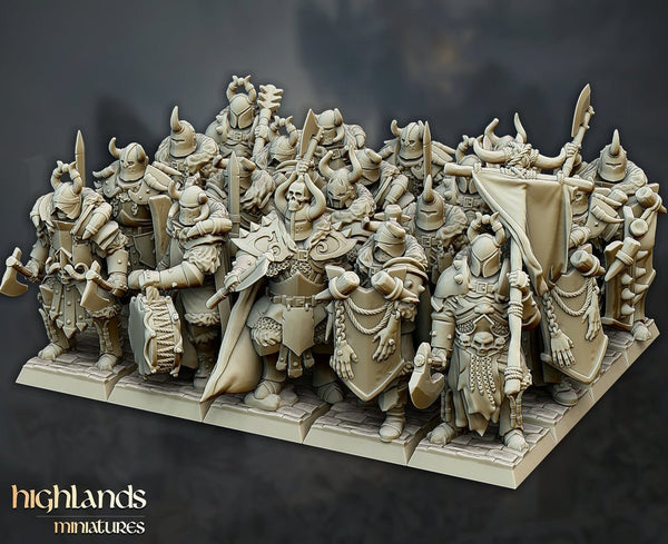 Varyag warriors Unit by Highlands Miniatures