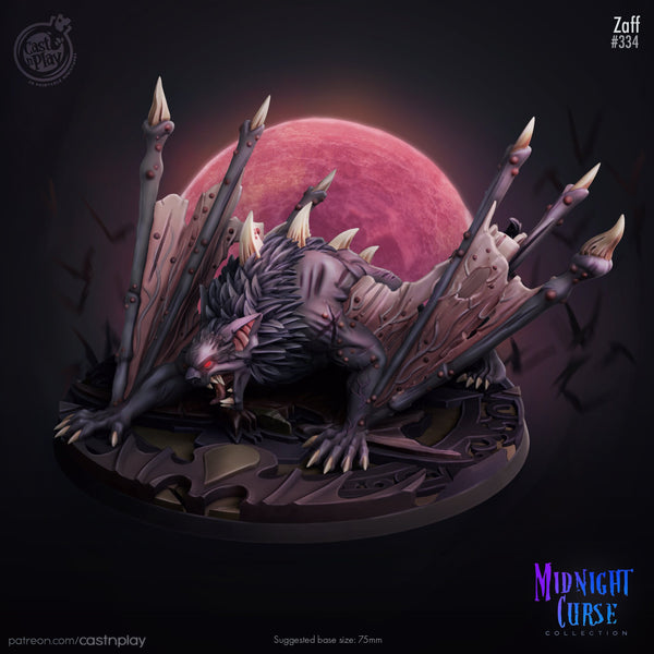 Zaff Cast N Play Midnight Curse 3d Printed Miniature