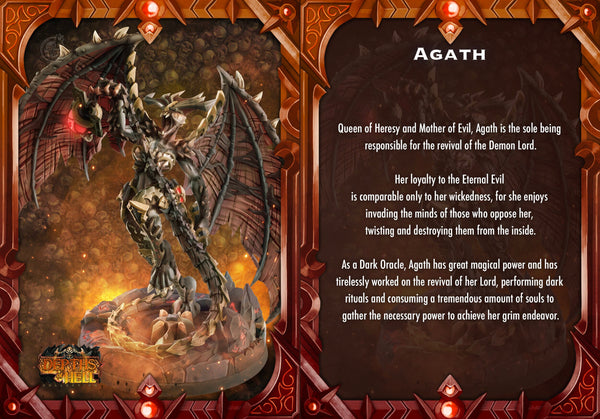 Agath - Oracle Mother  Cast N Play Depths of Hell 3d Printed Miniature
