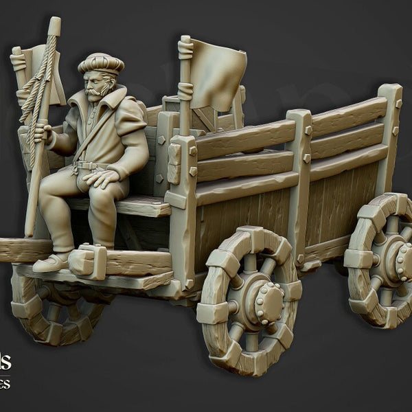 Sunland Empire - Gold Wagon by   by Highlands Miniatures
