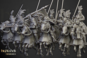Sunland Empire - Imperial Knights on Horse By Highlands Miniatures