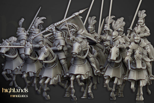 Sunland Empire - Imperial Knights on Horse By Highlands Miniatures