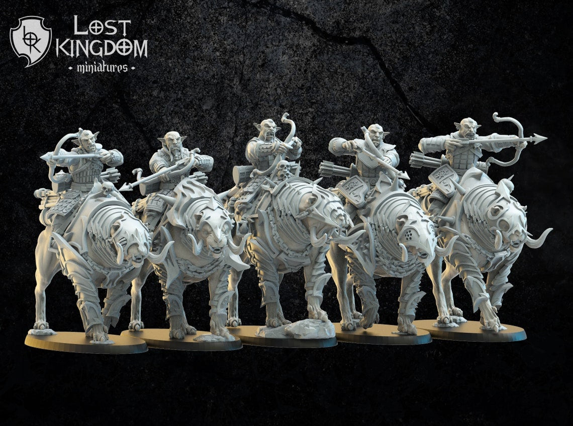 Magmhorin / Mongobbo - Bowmen Cavalry By Lost Kingdom Miniatures