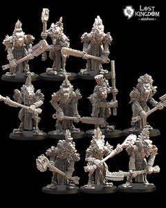 Saurian Ancients (Cuetzpal) - Coatl Guard By  Lost Kingdom Miniatures