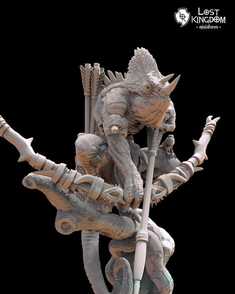 Saurian Ancients (Cuetzpal) - Chameleon Hero By  Lost Kingdom Miniatures