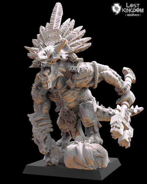 Saurian Ancients (Cuetzpal) -Tlaloc the Osprey By  Lost Kingdom Miniatures