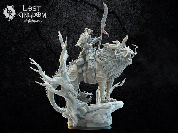 Magmhorin / Mongobbo - Gonghis Khan Lord Commander on Nian By Lost Kingdom Miniatures
