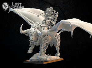 Magmhorin - King Assur on Great Taurus By Lost Kingdom Miniatures