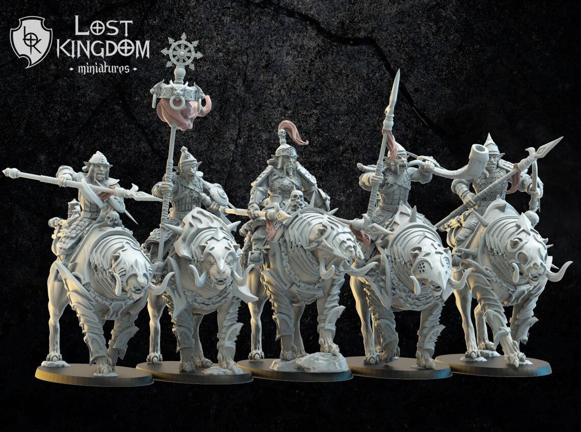 Magmhorin / Mongobbo - Spear Knights By Lost Kingdom Miniatures