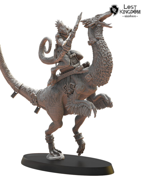 Saurian Ancients (Cuetzpal) - Chameleon Heroine  By  Lost Kingdom Miniatures