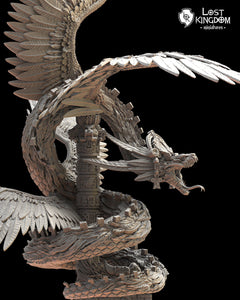 Saurian Ancients (Cuetzpal) -Quetzalcoatl, the feathered Goddess By  Lost Kingdom Miniatures
