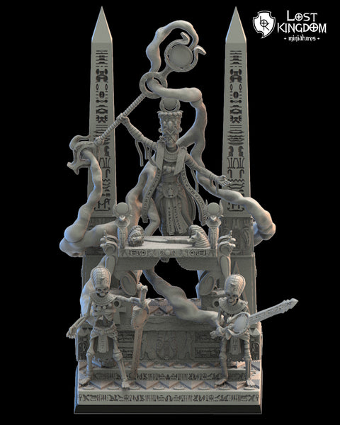Undying Dynasties - Amenophis on Canopic Altar by Lost Kingdom Miniatures
