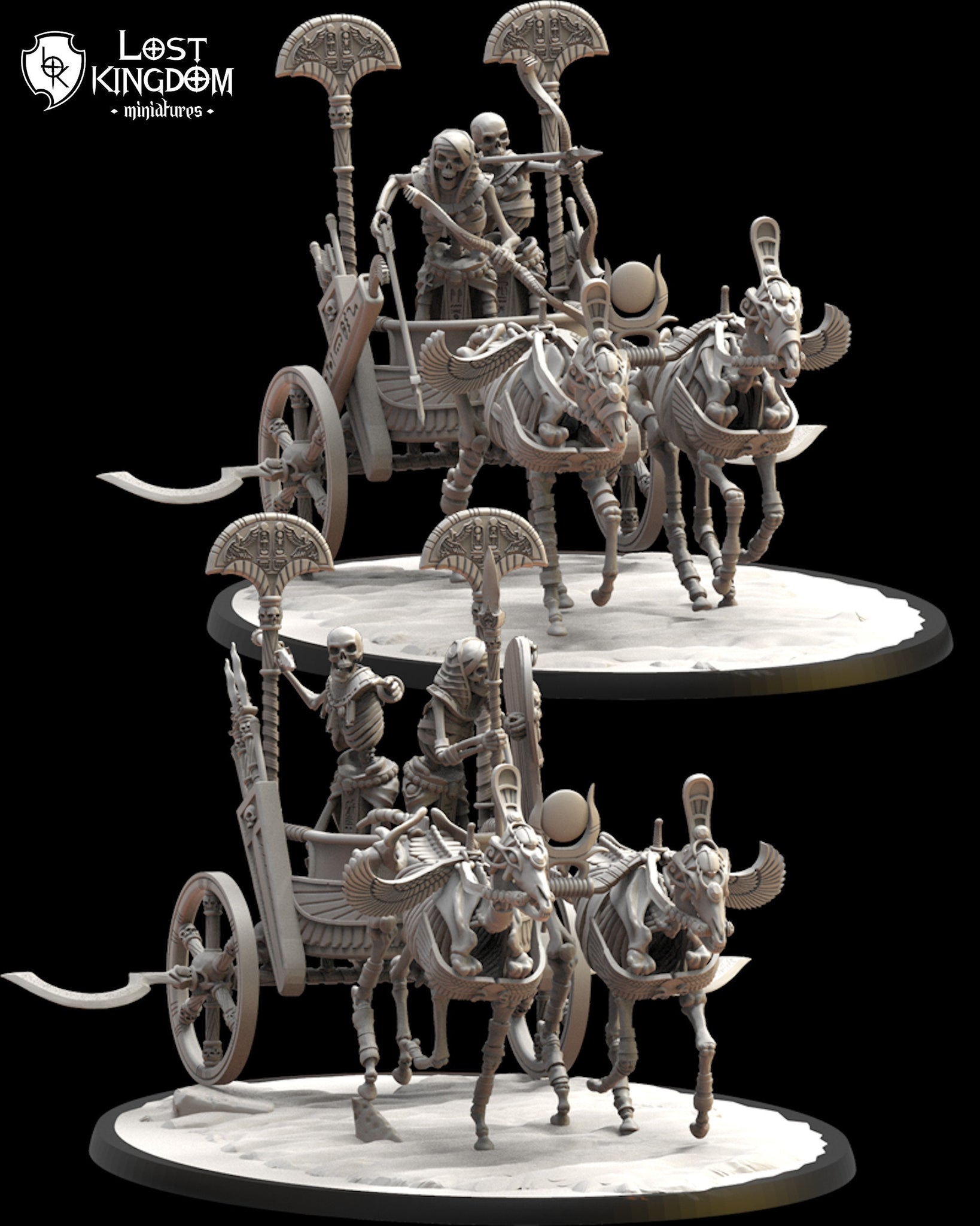 Undying Dynasties - Second Dynasty Chariots by Lost Kingdom Miniatures