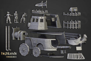 Sunland Empire - The Iron Opinicus Steam Tank By Highland Miniatures