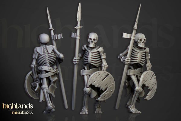 Spectres of Transilvanya - Skeleton Warriors by Highlands Miniatures