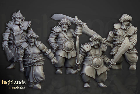Khazarian Warriors Unit by Highlands Miniatures