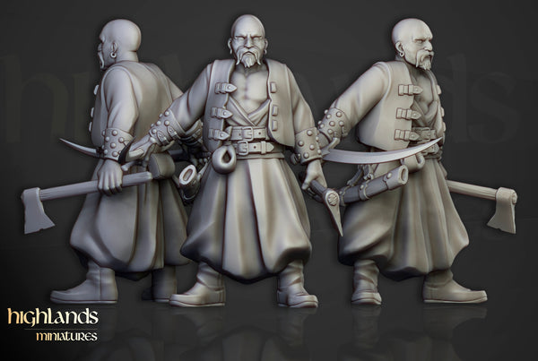 Harbor Cossacks  Unit by Highlands Miniatures