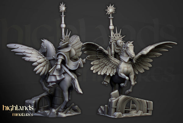 Sunland Empire - High Wizard on Pegasus by Highlands Miniatures