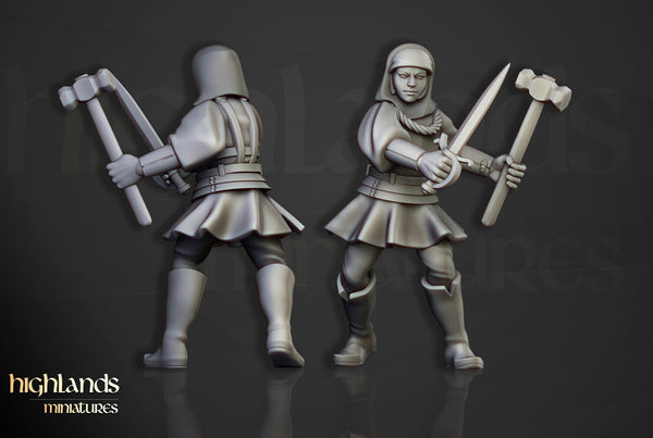 Sisters of Saint Helena - Young Sisters Unit by Highlands Miniatures