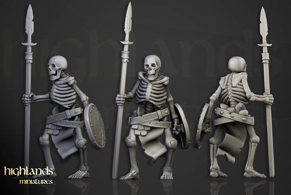 Spectres of Transilvanya - Skeleton Warriors by Highlands Miniatures