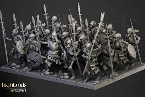 Spectres of Transilvanya - Skeleton Warriors by Highlands Miniatures