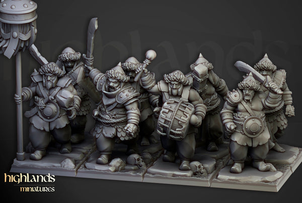 Khazarian Warriors Unit by Highlands Miniatures