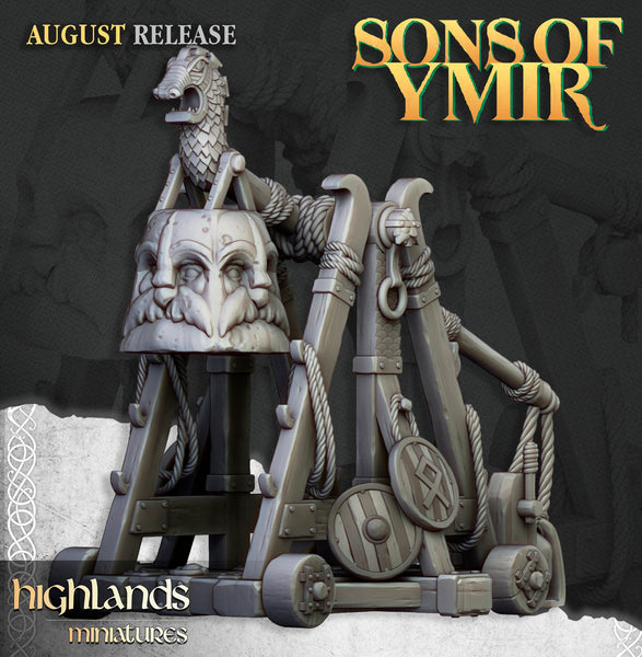 Sons of Ymir - Dwarven Catapult Unit by Highlands Miniatures