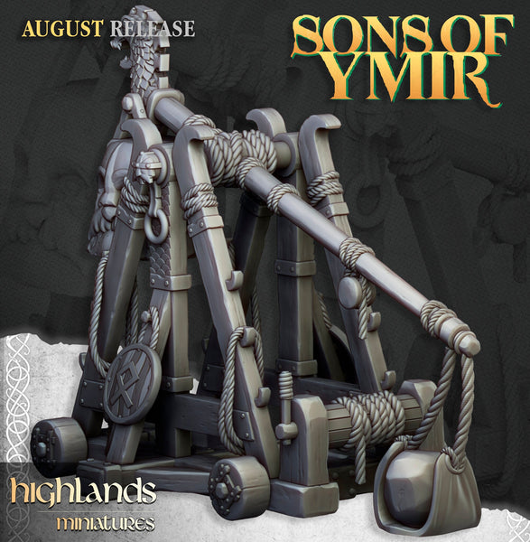 Sons of Ymir - Dwarven Catapult Unit by Highlands Miniatures