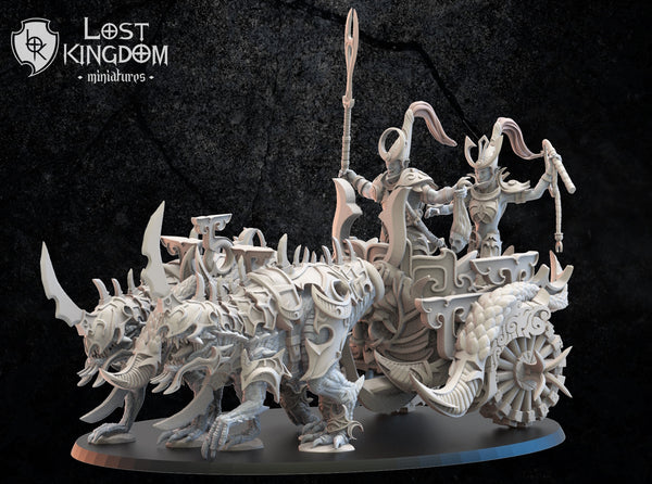 Night Elves on Kyoryu Chariot Riders By Lost Kingdoms