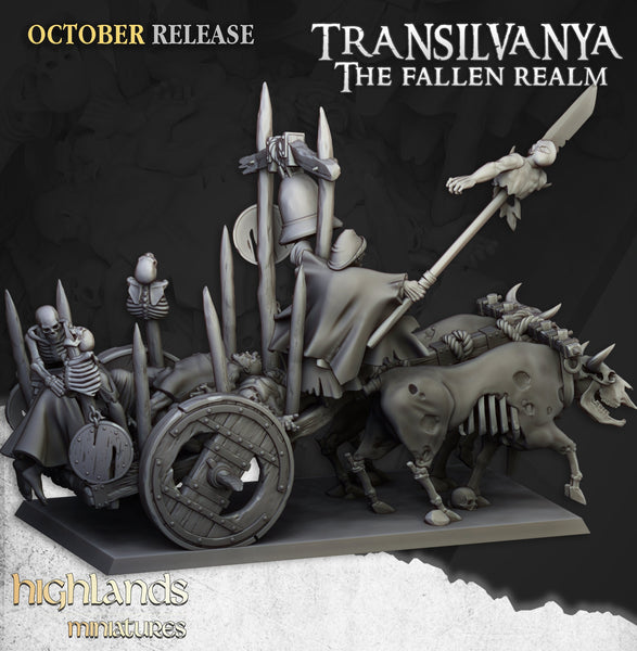 Spectres of Transilvanya - Corpse Cart  Highlands Miniatures