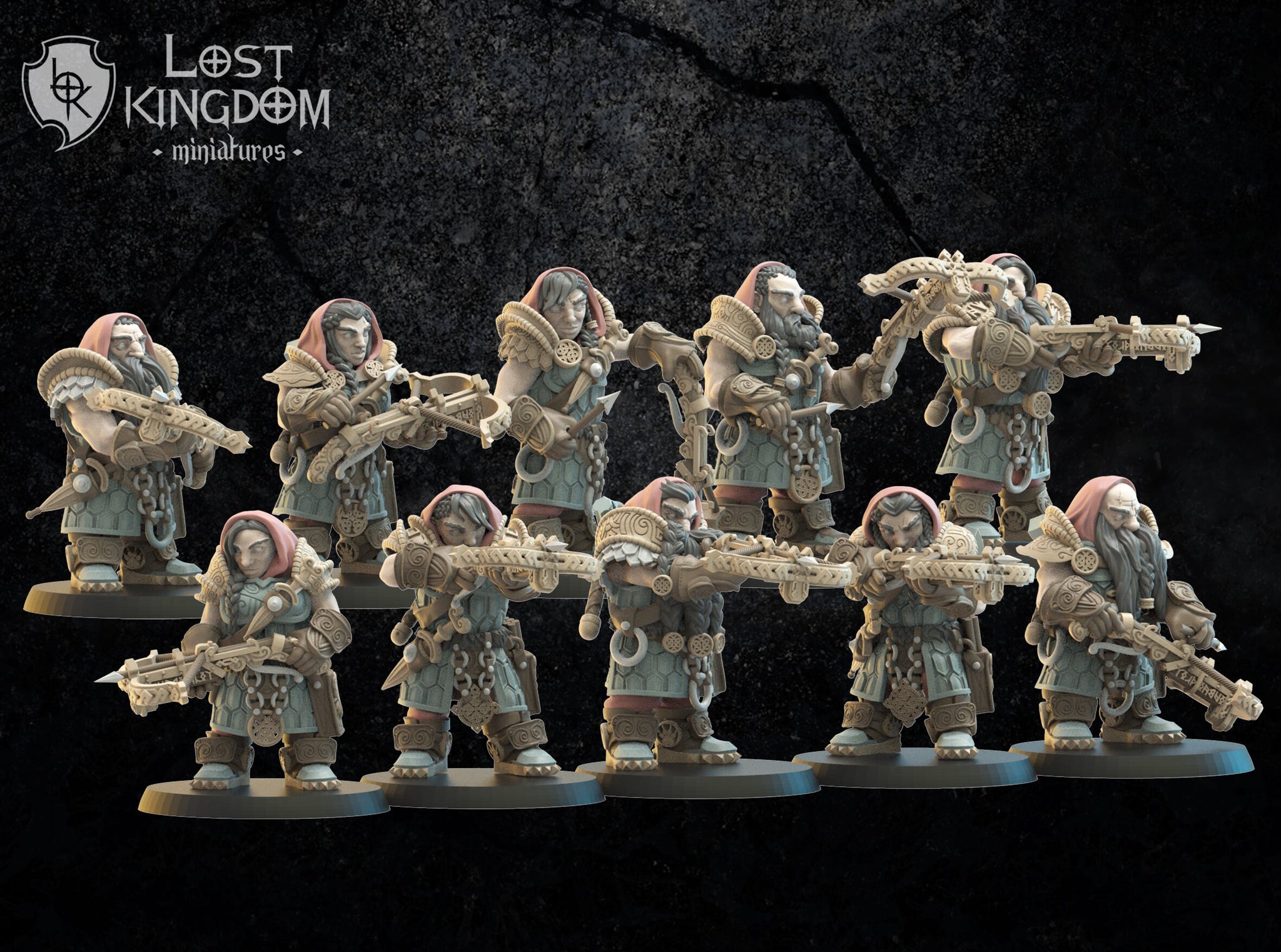 Dwarves of Niavellir - Armbrøst Guard By  Lost Kingdom Miniatures