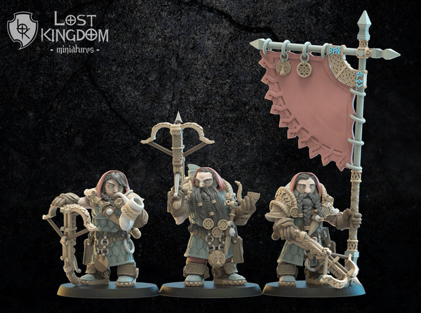 Dwarves of Niavellir - Armbrøst Guard By  Lost Kingdom Miniatures