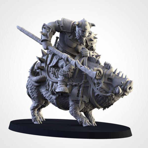 Northern Ogres - Tusker Cavalry by Txarli Factory