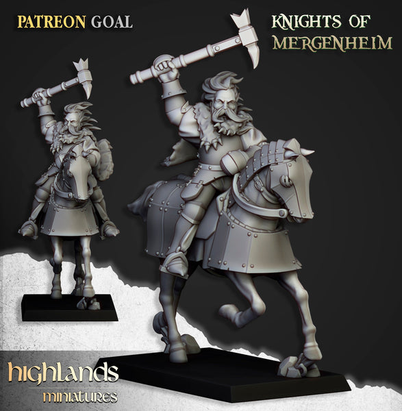 Sons of Ymir - Dwarven Mergenheim Knights Unit by Highlands Miniatures