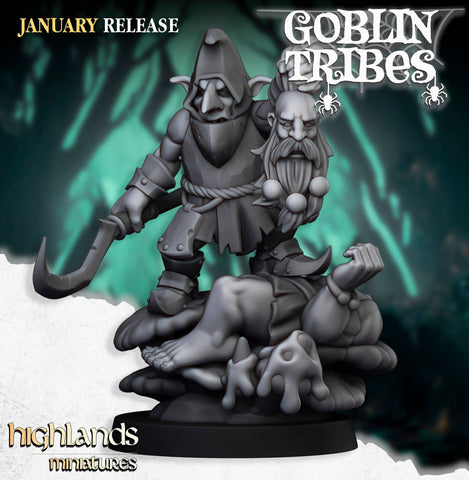 Swamp Goblin Boss by Highlands Miniatures