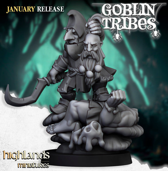 Swamp Goblin Boss by Highlands Miniatures