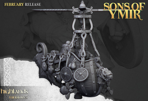 Sons of Ymir - Dwarf  Flying Machine by Highlands Miniatures