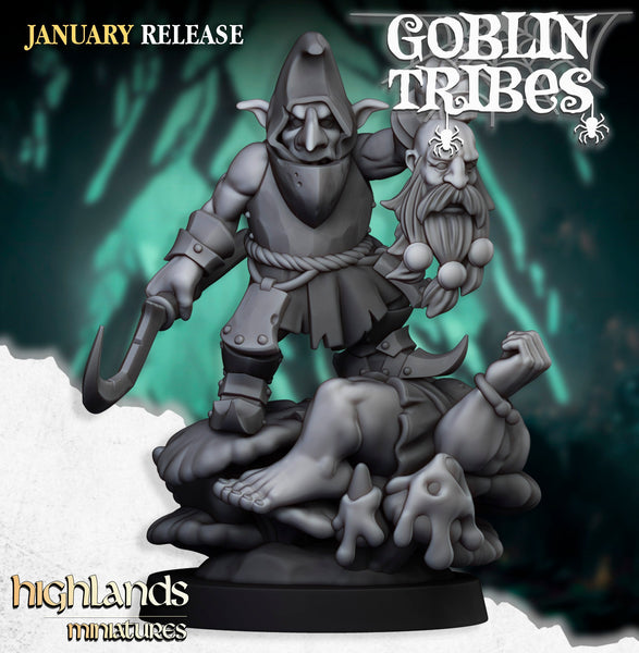 Swamp Goblin Boss by Highlands Miniatures