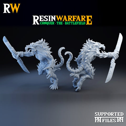 Thirteen Tails - Lesser Demon Rat Herald by Resin Warfare