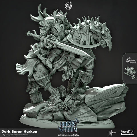 Dark baron Harkon by Cast N Play (Riders of Doom)