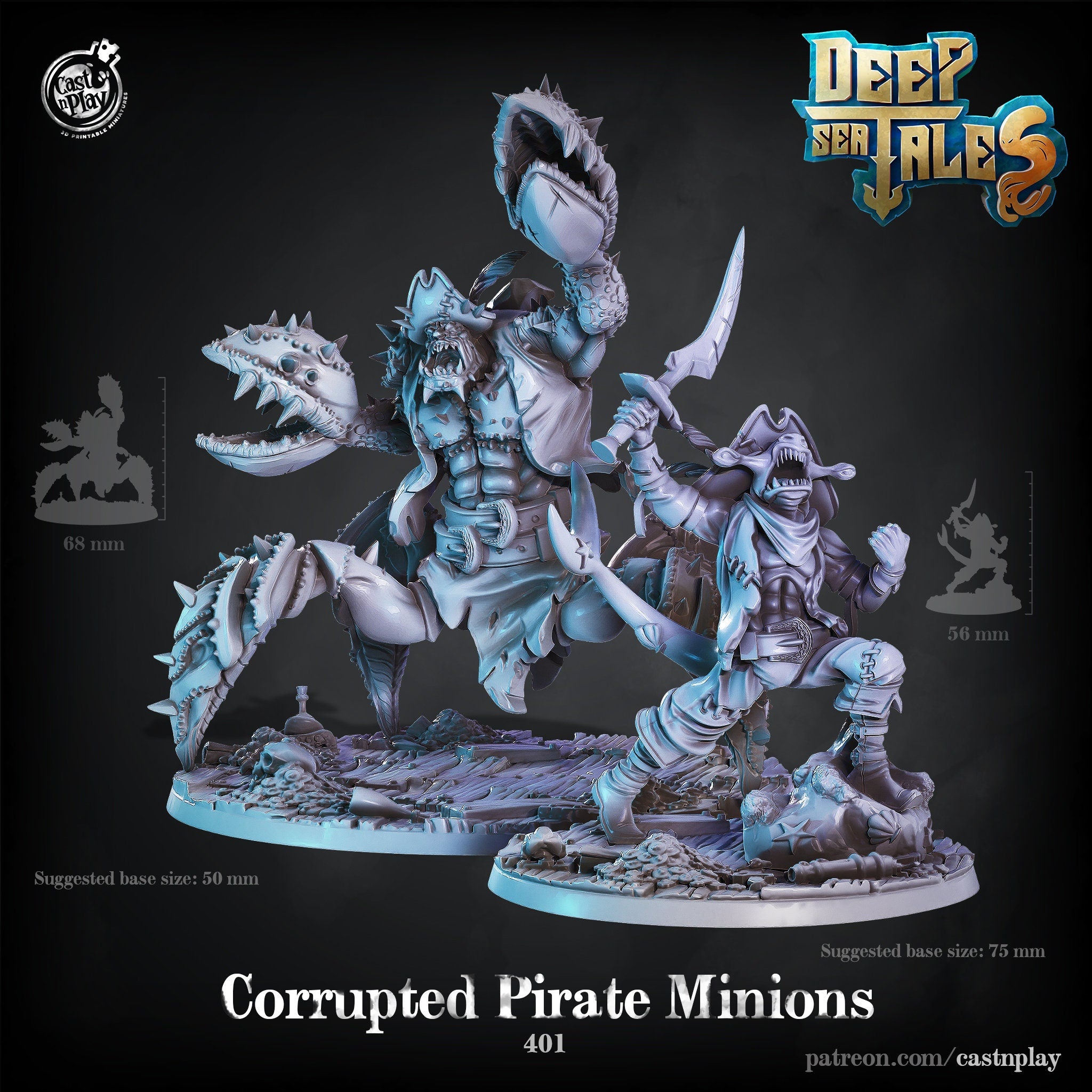 Corrupted Priate minions Cast N Play (Deep Sea Tales)