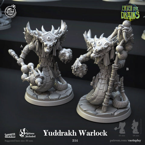 Yuddrakh Warlock by Cast N Play (Enter the Drains)