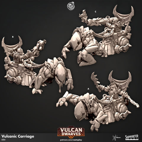 Vulcan Carriage by Cast N Play (Vulcan Dwarves)