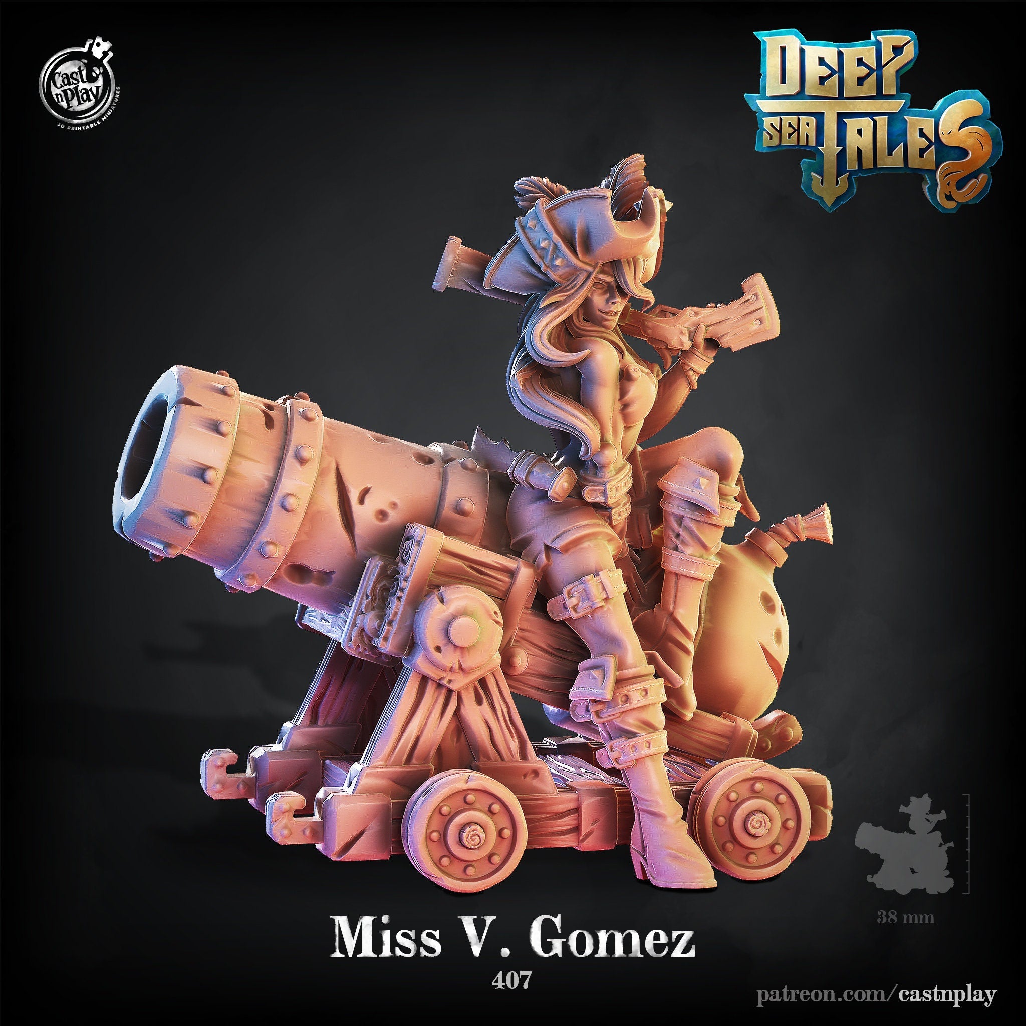 Miss V.  Gomez  by Cast N Play (Deep Sea tales)