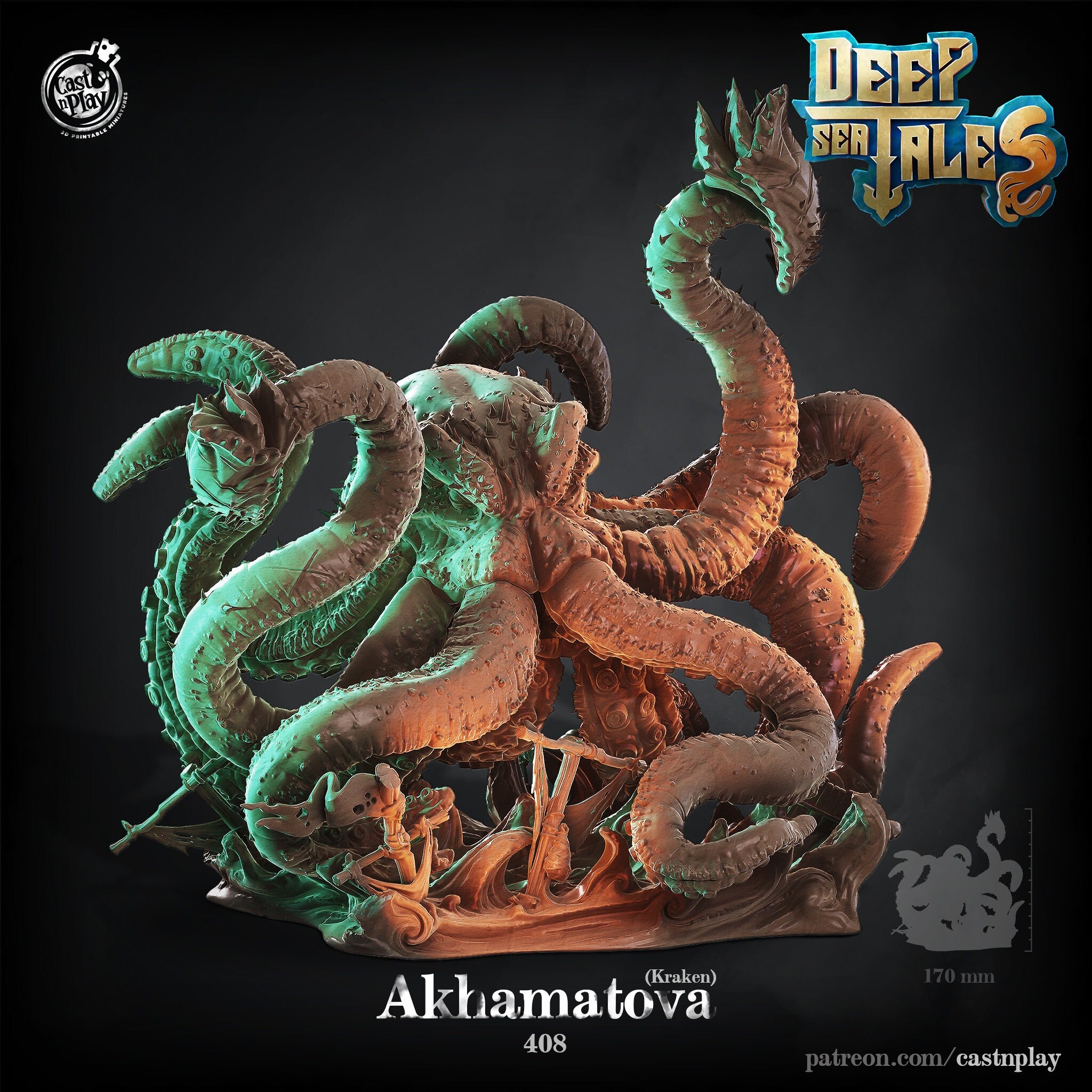 Akhamatova the kraken  Cast N Play (Deep Sea Tales)
