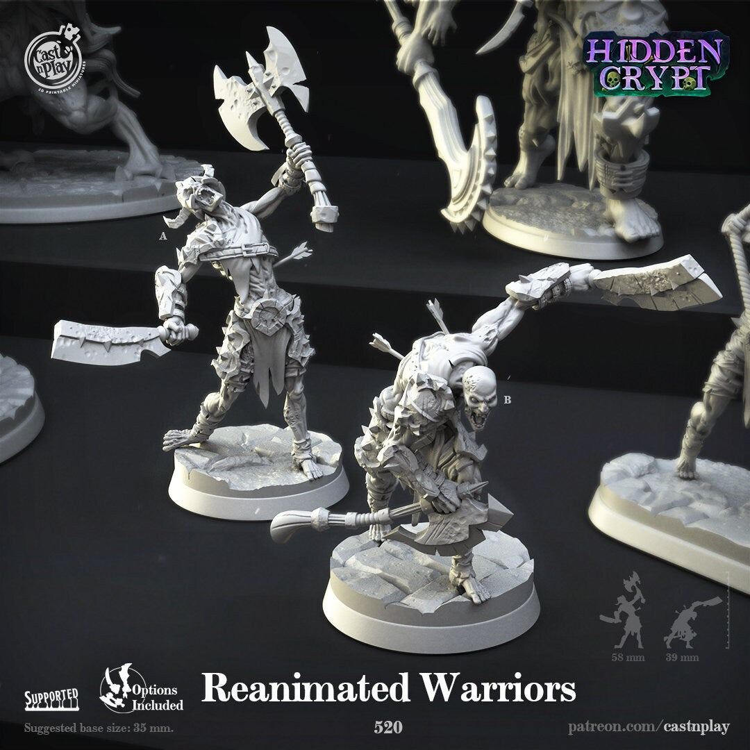 Reanimated Warriors by Cast N Play (Hidden Crypt)