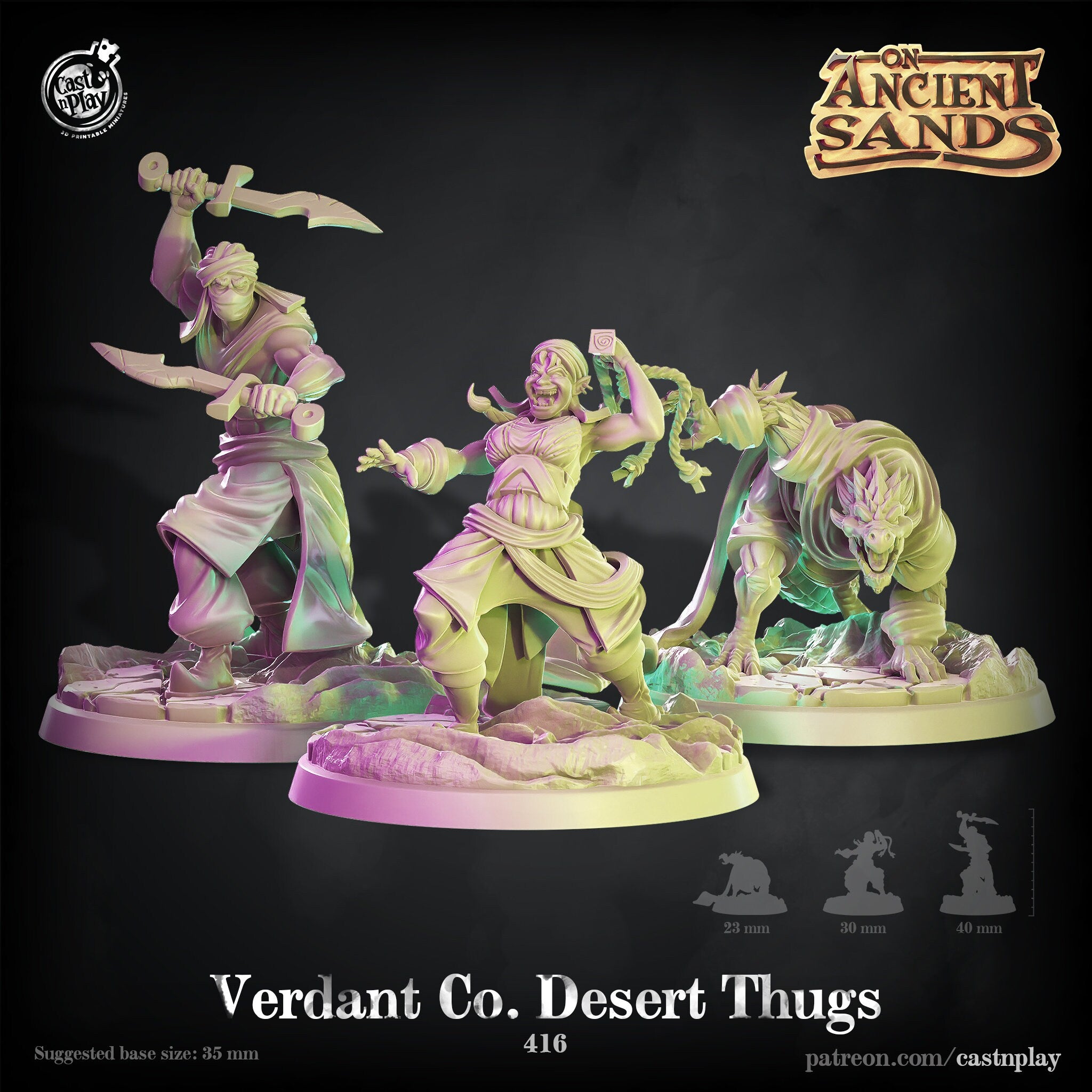 Verdant Co. Desert Thugs by Cast N Play (On Ancient Sands)