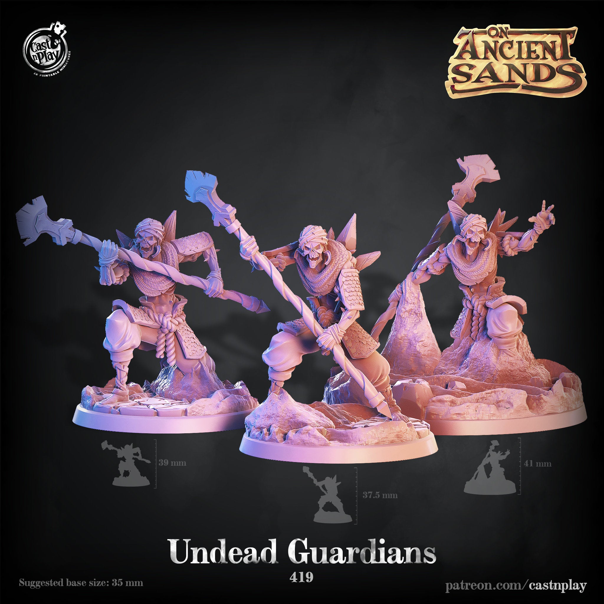 Undead Guardians by Cast N Play (On Ancient Sands)
